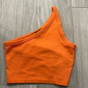 ORANGE CROP TOP
